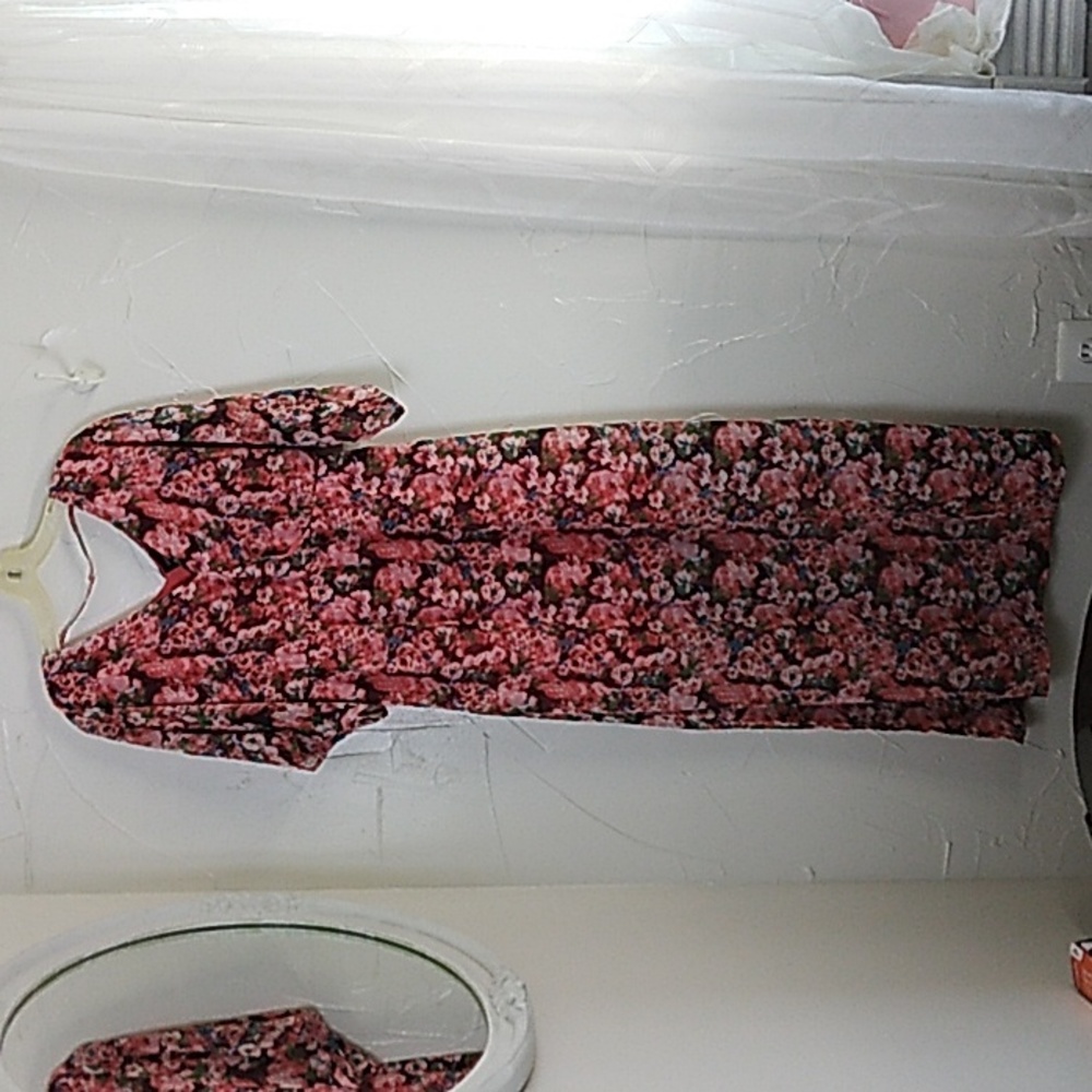 Romeo & Juliet Couture Floral Maxi Dress Size Small‎ Cott…